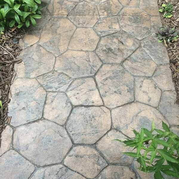 Stamped Concrete Company West Michigan Stone Patter 03 Sq